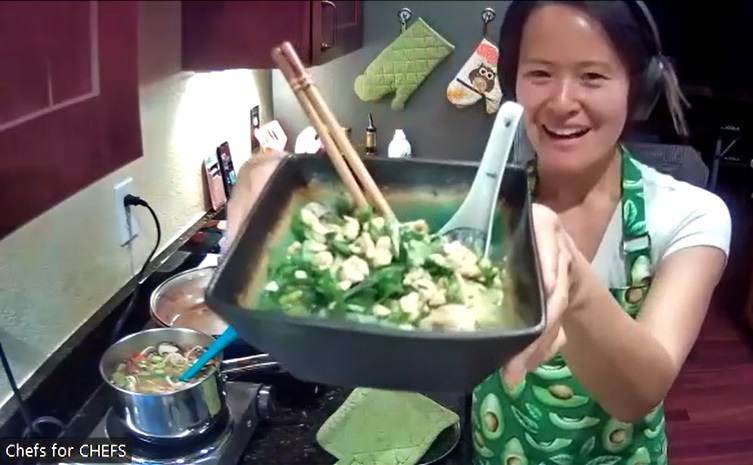 Cooking Rice Noodle Ramen Bowl for No Kid Hungry