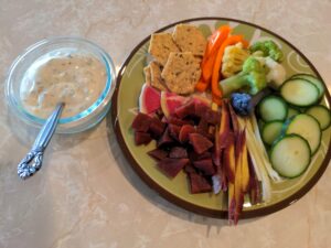 Veggie Snacks with Dip